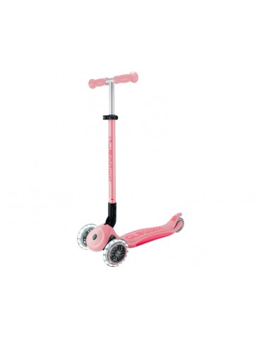 Globber - Scooter Primo Plus Lights V2 Foldable Fuchsia/Sky Blue