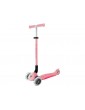 Globber - Scooter Primo Plus Lights V2 Foldable Fuchsia/Sky Blue