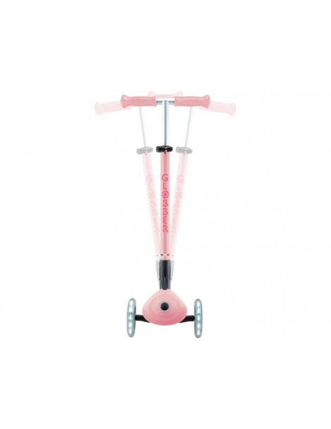 Globber - Scooter Primo Plus Lights V2 Foldable Fuchsia/Sky Blue