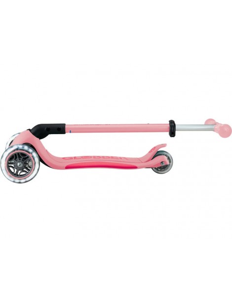 Globber - Scooter Primo Plus Lights V2 Foldable Fuchsia/Sky Blue