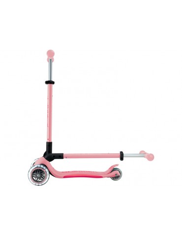 Globber - Scooter Primo Plus Lights V2 Foldable Fuchsia/Sky Blue