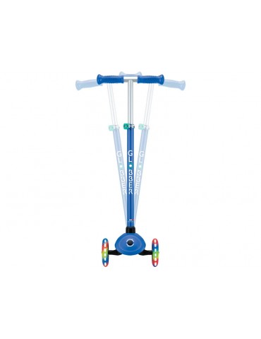 Globber - Scooter Primo Plus Lights V2 Navy Blue/Emerald Green