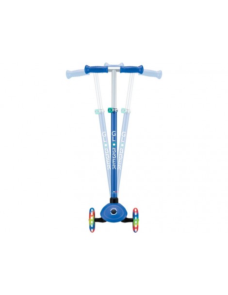 Globber - Scooter Primo Plus Lights V2 Navy Blue/Emerald Green