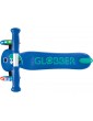 Globber - Scooter Primo Plus Lights V2 Navy Blue/Emerald Green