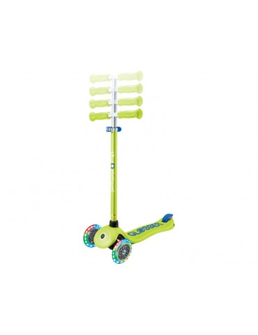 Globber - Scooter Primo Plus Lights V2 Navy Blue/Emerald Green