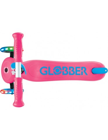 Globber - Scooter Primo Plus Lights V2 Navy Blue/Emerald Green