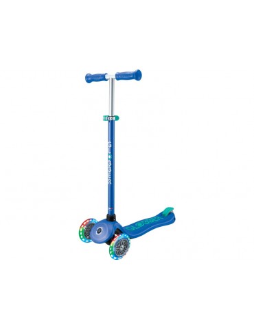 Globber - Scooter Primo Plus Lights V2 Fuchsia/Sky Blue