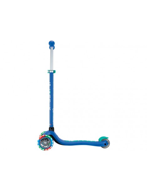 Globber - Scooter Primo Plus Lights V2 Fuchsia/Sky Blue