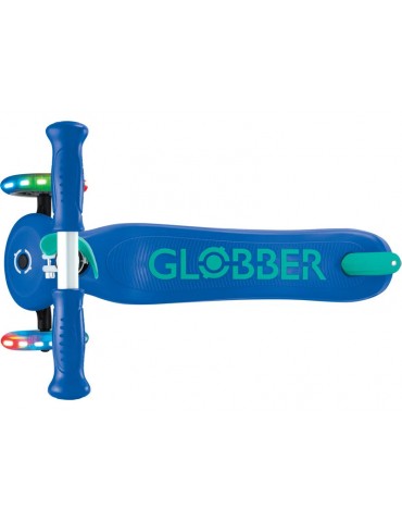 Globber - Scooter Primo Plus Lights V2 Fuchsia/Sky Blue
