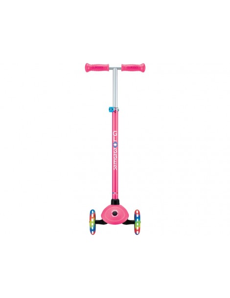Globber - Scooter Primo Plus Lights V2 Fuchsia/Sky Blue