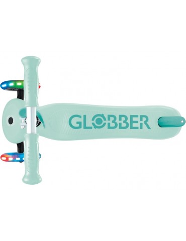 Globber - Scooter Primo Plus Lights V2 Fuchsia/Sky Blue
