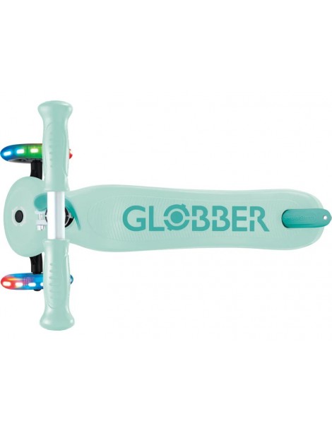 Globber - Scooter Primo Plus Lights V2 Fuchsia/Sky Blue
