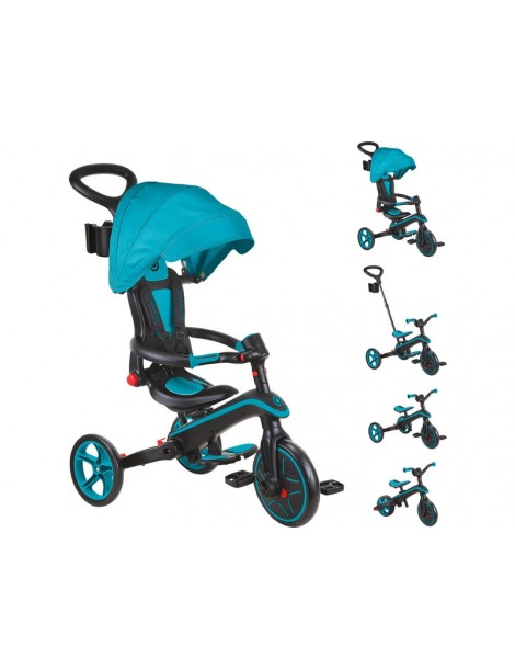 Globber - Tricycle Explorer Trike 4in1 Foldable Teal