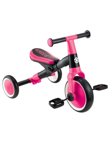 Globber - Tricycle / reflector Learning Trike Fuchsia pink