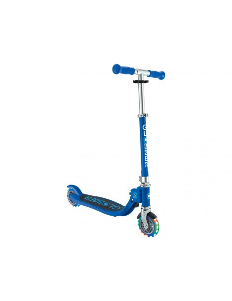 Globber - Scooter Junior Flow Lights Foldable Fuchsia