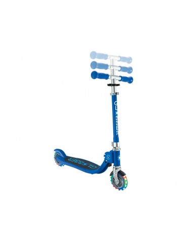 Globber - Scooter Junior Flow Lights Foldable Fuchsia