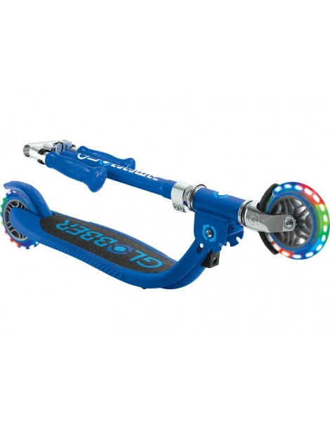Globber - Scooter Junior Flow Lights Foldable Fuchsia