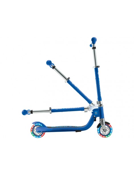 Globber - Scooter Junior Flow Lights Foldable Fuchsia