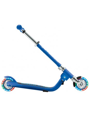 Globber - Scooter Junior Flow Lights Foldable Fuchsia
