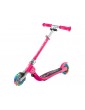 Globber - Scooter Junior Flow Lights Foldable Fuchsia