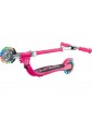 Globber - Scooter Junior Flow Lights Foldable Fuchsia