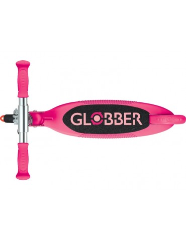 Globber - Scooter Junior Flow Lights Foldable Fuchsia