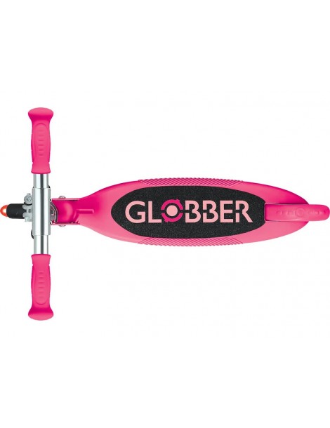 Globber - Scooter Junior Flow Lights Foldable Fuchsia