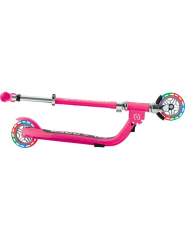 Globber - Scooter Junior Flow Lights Foldable Fuchsia