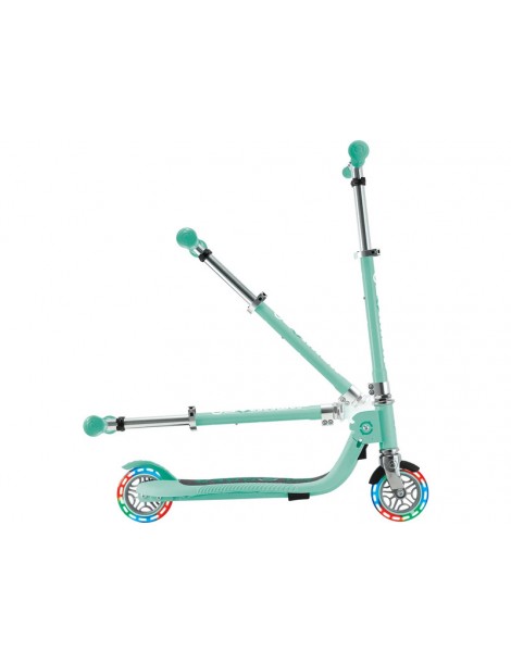 Globber - Scooter Junior Flow Lights Foldable Fuchsia