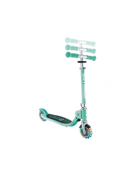 Globber - Scooter Junior Flow Lights Foldable Fuchsia