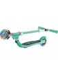 Globber - Scooter Junior Flow Lights Foldable Fuchsia