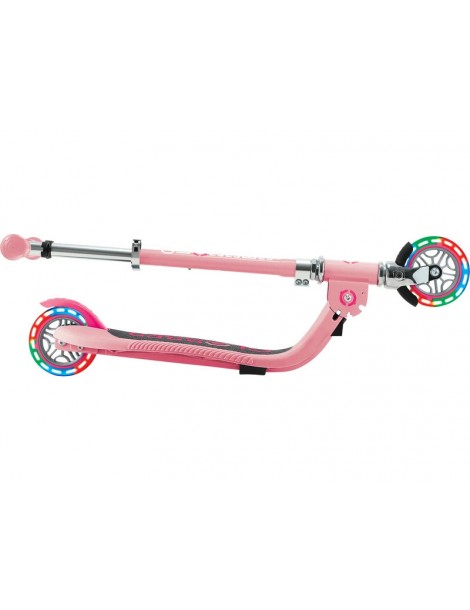 Globber - Scooter Junior Flow Lights Foldable Fuchsia