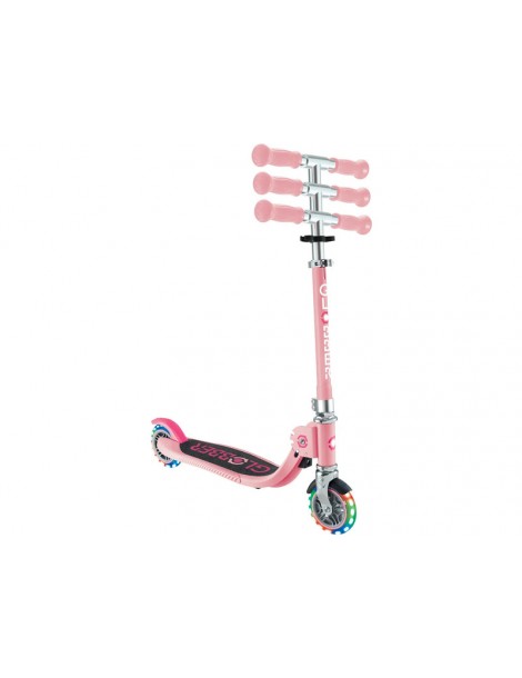 Globber - Scooter Junior Flow Lights Foldable Fuchsia