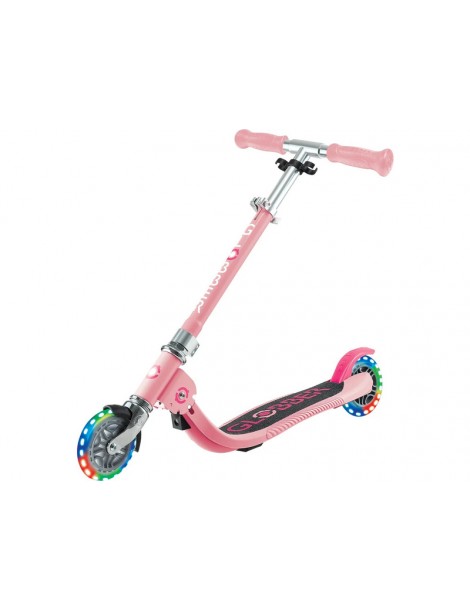 Globber - Scooter Junior Flow Lights Foldable Fuchsia