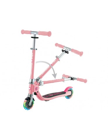 Globber - Scooter Junior Flow Lights Foldable Fuchsia