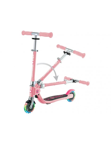 Globber - Scooter Junior Flow Lights Foldable Fuchsia
