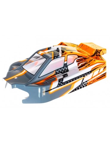 Buggy body BXR-S2 Orange/Grey prepainted/precut
