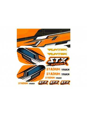 Funtek STX sticker Orange