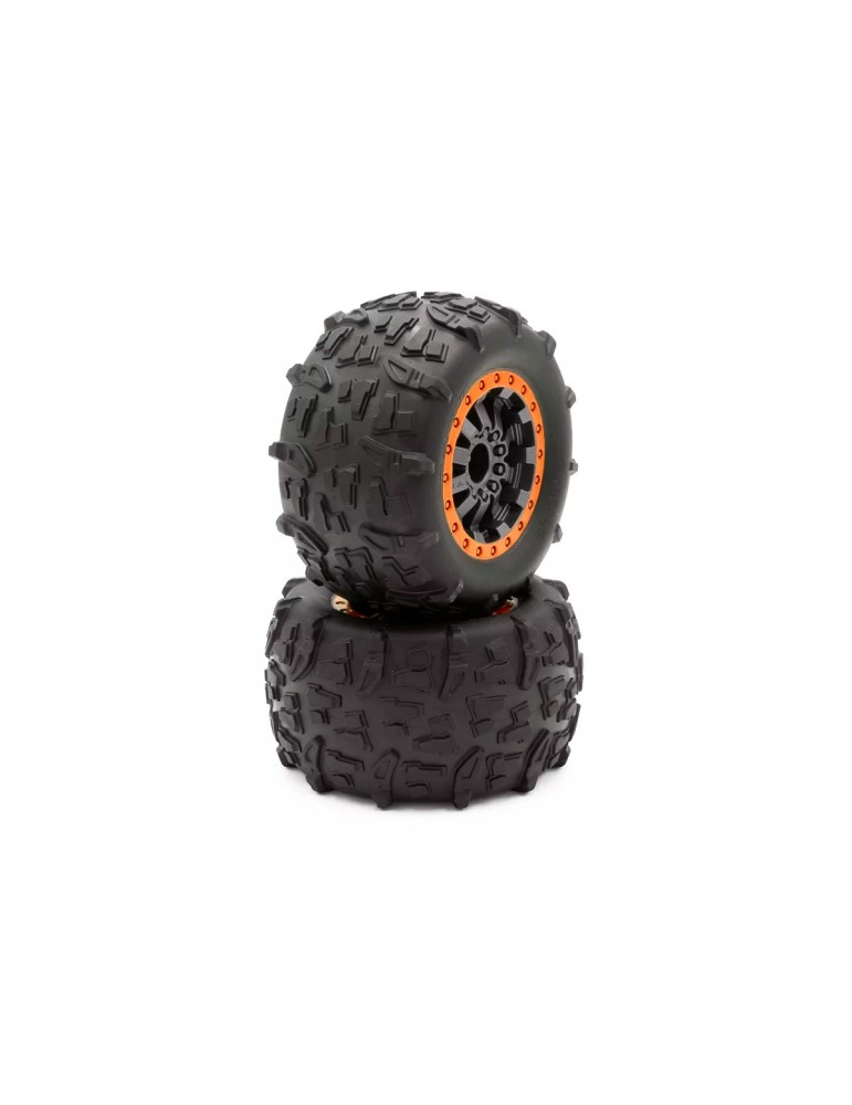 Funtek STX complety tyres, Orange, 2 pcs.