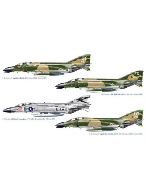 Italeri F-4 C/D/J Phantom II ACES USAF-US Navy Vietnam (1:72)