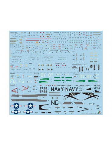 Italeri F-4 C/D/J Phantom II ACES USAF-US Navy Vietnam (1:72)