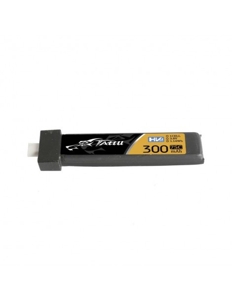 Akumuliatorius Tattu LiPo 300mAh 3.8V 75C 1S1P HV BT2.0.5 (5vnt)