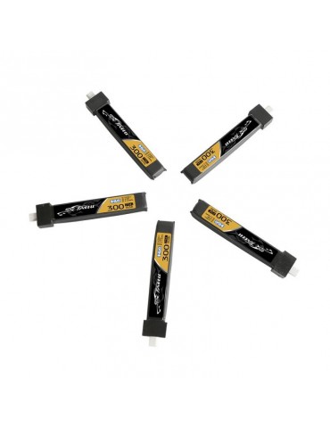 Akumuliatorius Tattu LiPo 300mAh 3.8V 75C 1S1P HV BT2.0.5 (5vnt)