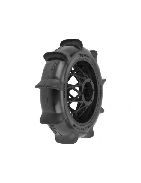 Pro-Line 1/4 Roost MX Sand/Snow Paddle Rear Tire MTD Black (1): PROMOTO-MX