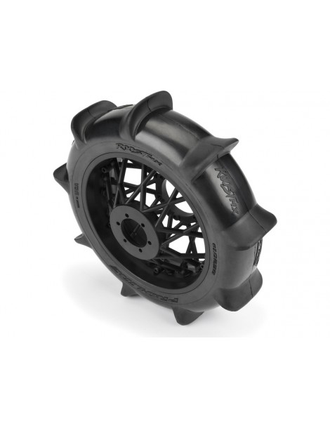 Pro-Line 1/4 Roost MX Sand/Snow Paddle Rear Tire MTD Black (1): PROMOTO-MX