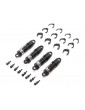 Axial Oil Shock Set 6mm, (.213 LBS/IN Red): SCX24 (4)