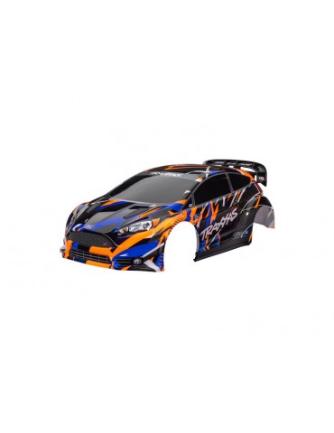 Traxxas Body, Ford Fiesta ST Rally VXL, orange