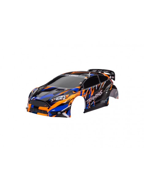 Traxxas Body, Ford Fiesta ST Rally VXL, orange