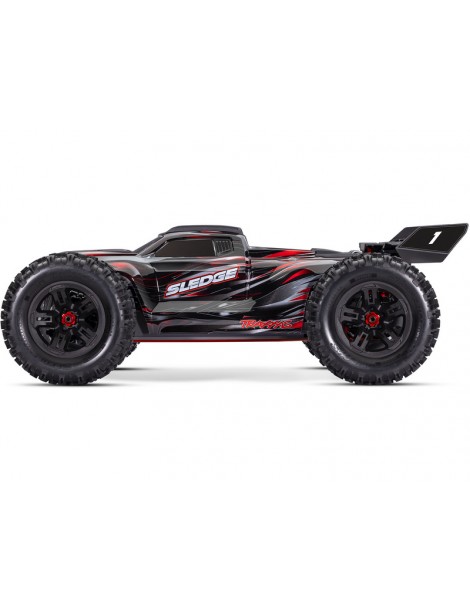 Traxxas Sledge 1:8 RTR red with belted tires