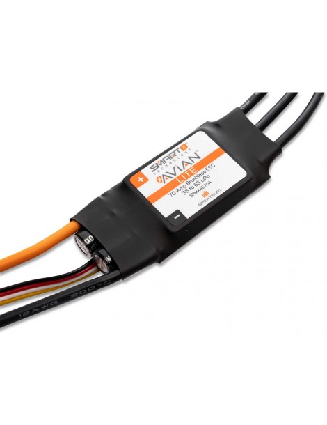 Spektrum Avian 70-Amp Smart Lite Brushless ESC, 3-6S IC3